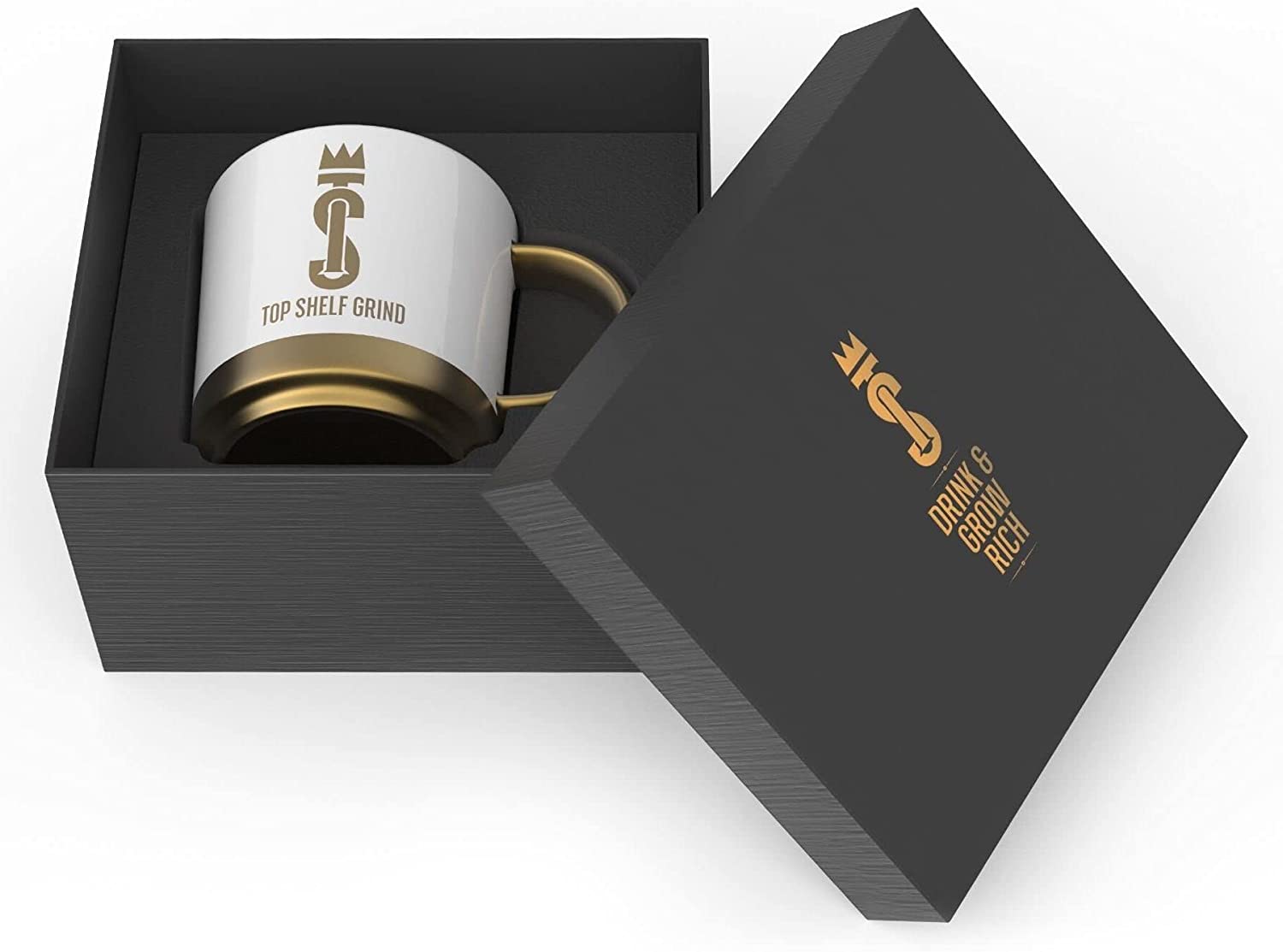 Prosperity Cup - White/Gold ☕️🤑